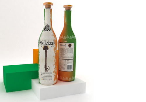 Shillelagh – 3D Bottle With Label